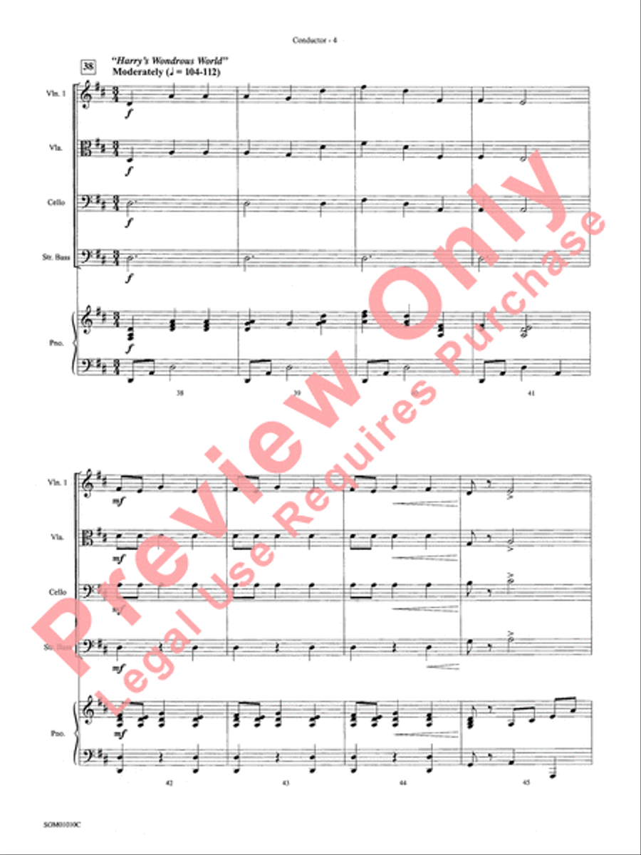 Themes from Harry Potter String Orchestra scores gallery preview page 7