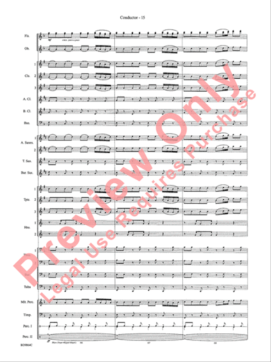 Morning Madness Morning Madness Concert Band scores gallery preview page 18