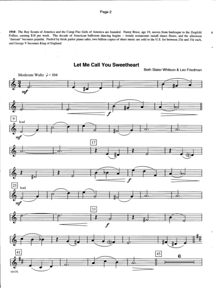 Popular American Songs, Volume 2 - 2nd Bb Trumpet