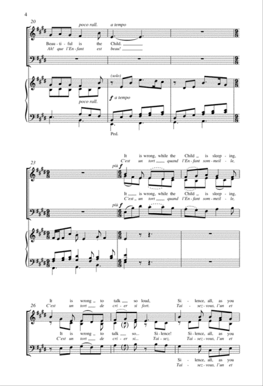 Bring a Torch, Jeannette, Isabella 3-Part scores gallery preview page 4
