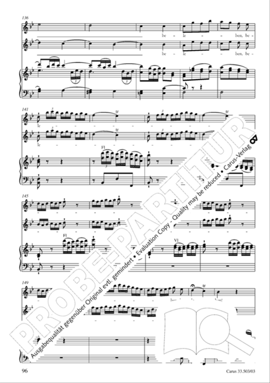 Passion according to St. Matthew (Passions-Musik nach dem Evangelisten Matthaus) SSATB scores gallery preview page 97