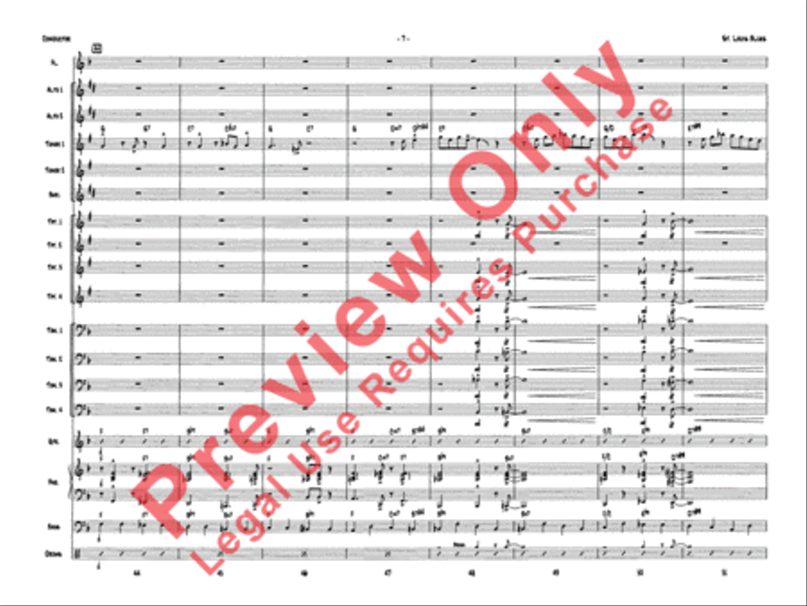 St. Louis Blues Jazz Ensemble scores gallery preview page 10