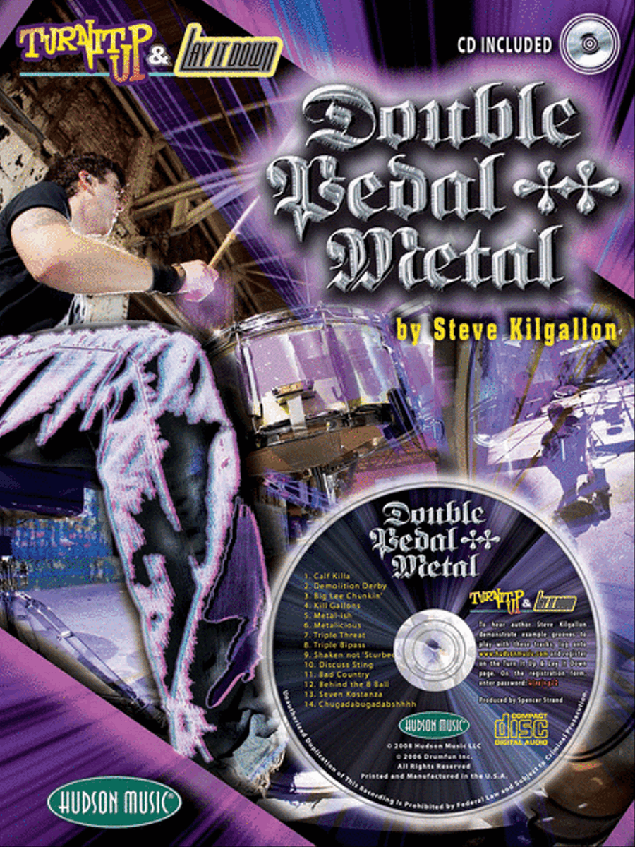 Turn It Up and Lay It Down: Double Pedal Metal Drums scores gallery preview page 1