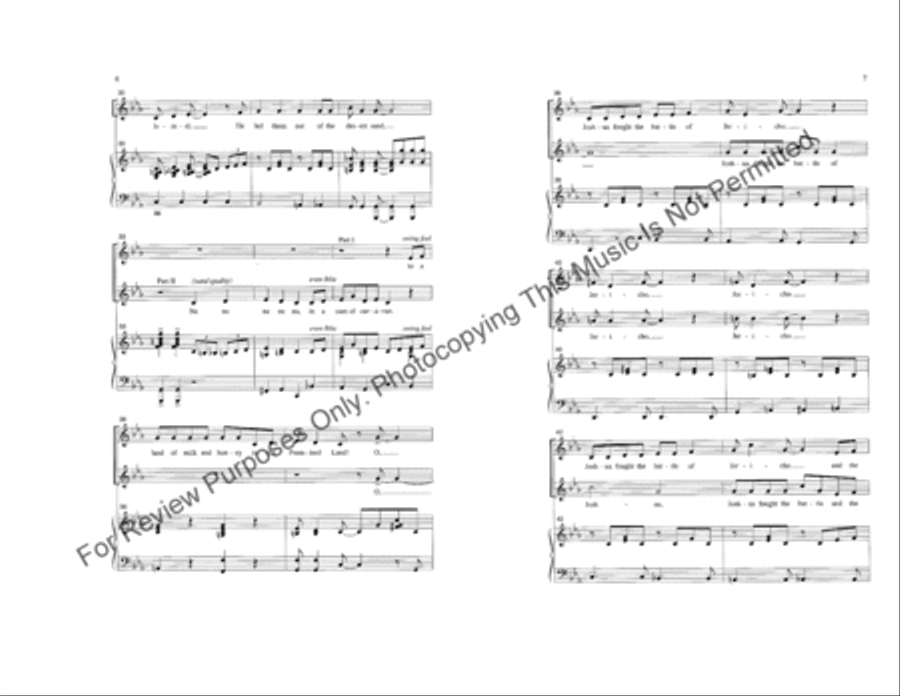 Joshua 2-Part scores gallery preview page 4