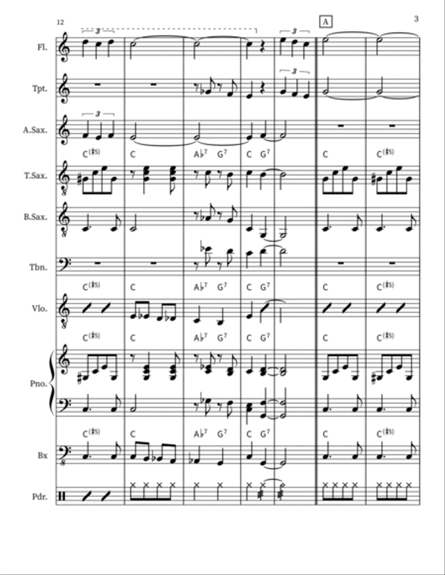 Carinhoso Small Ensemble scores gallery preview page 3