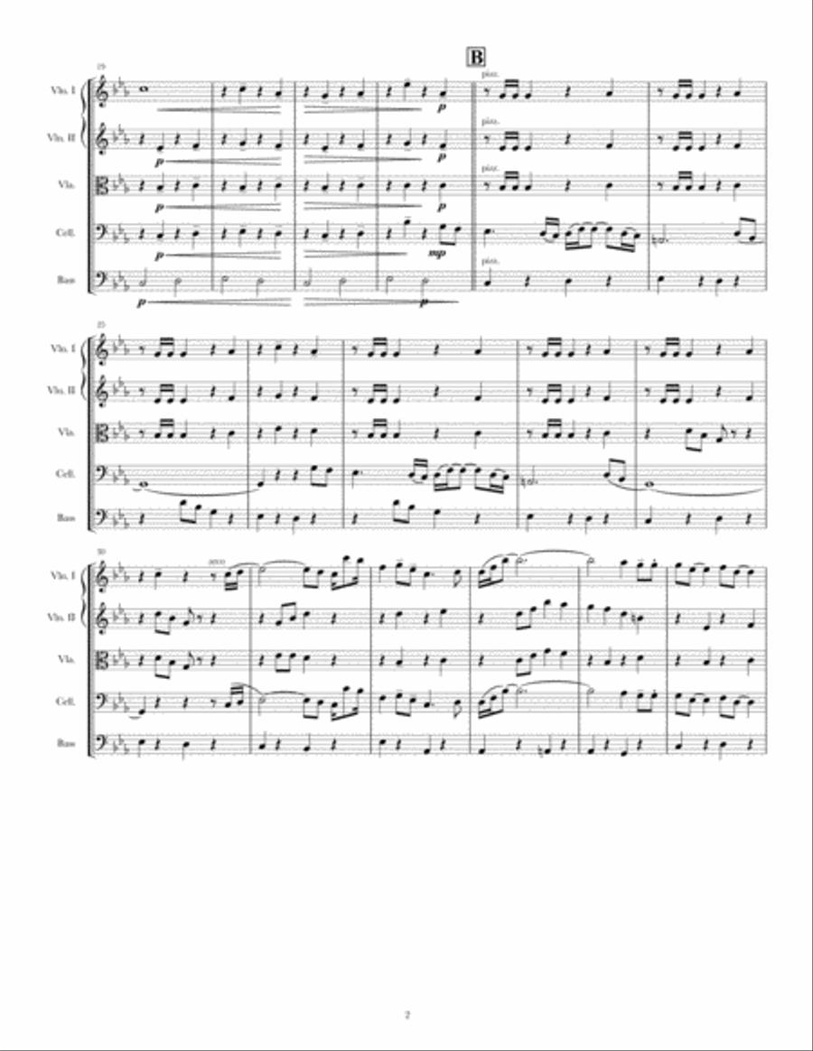 Lonnie's Lament Lonnie's Lament String Orchestra scores gallery preview page 2