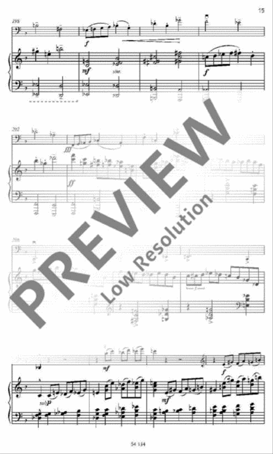 Jazz Sonata Piano Accompaniment scores gallery preview page 14