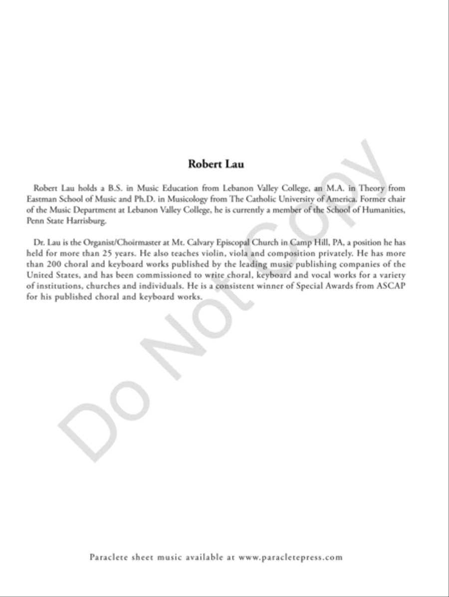 Variations on Sleepers Wake! Organ Solo scores gallery preview page 3