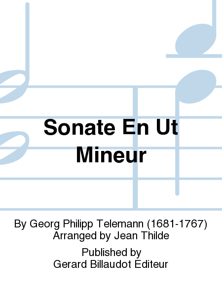 Sonate En Ut Mineur