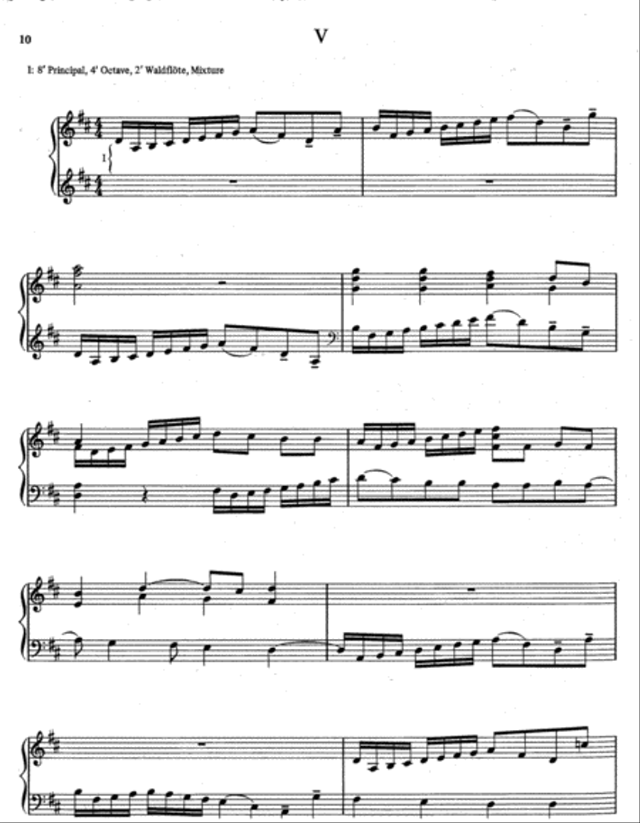 Partita on How Brightly Shines the Morning Star Organ scores gallery preview page 3