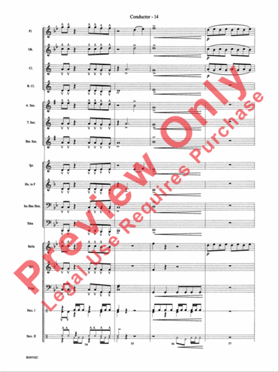 Mystic Legacy Mystic Legacy Concert Band scores gallery preview page 17