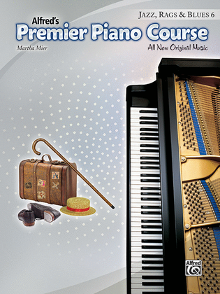Book cover for Premier Piano Course -- Jazz, Rags & Blues, Book 6