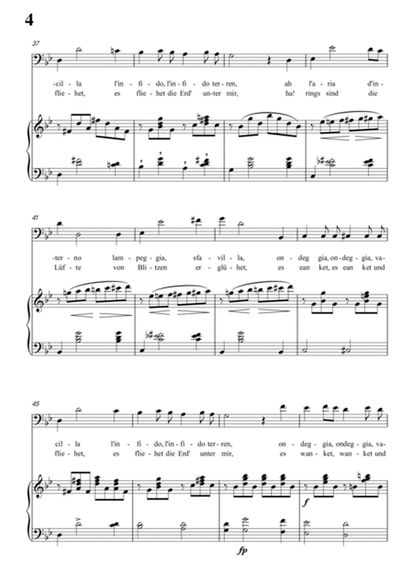 Schubert-Il traditor deluso in G minor,for Vocal and Piano