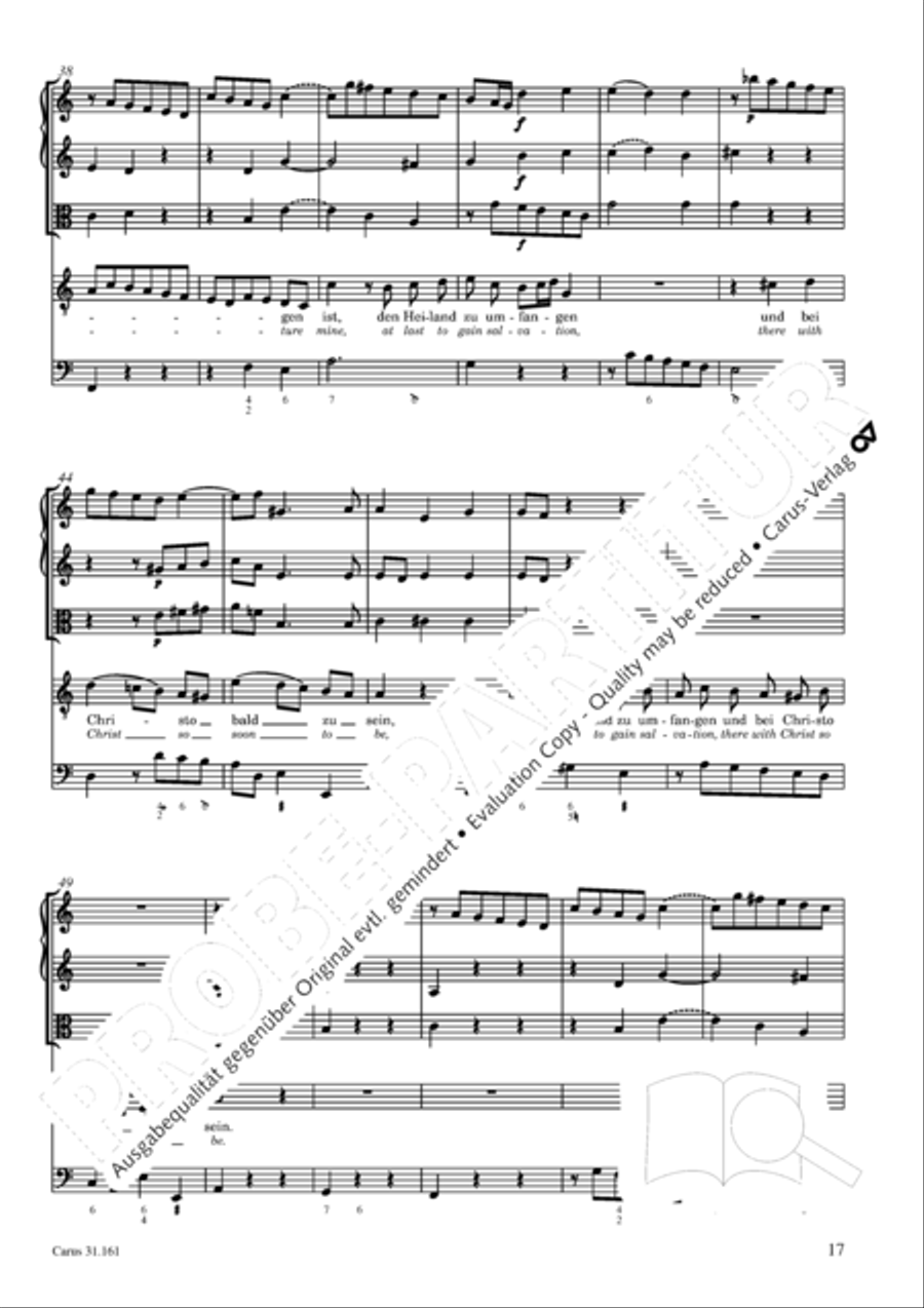 Komm, du susse Todesstunde 4-Part scores gallery preview page 17