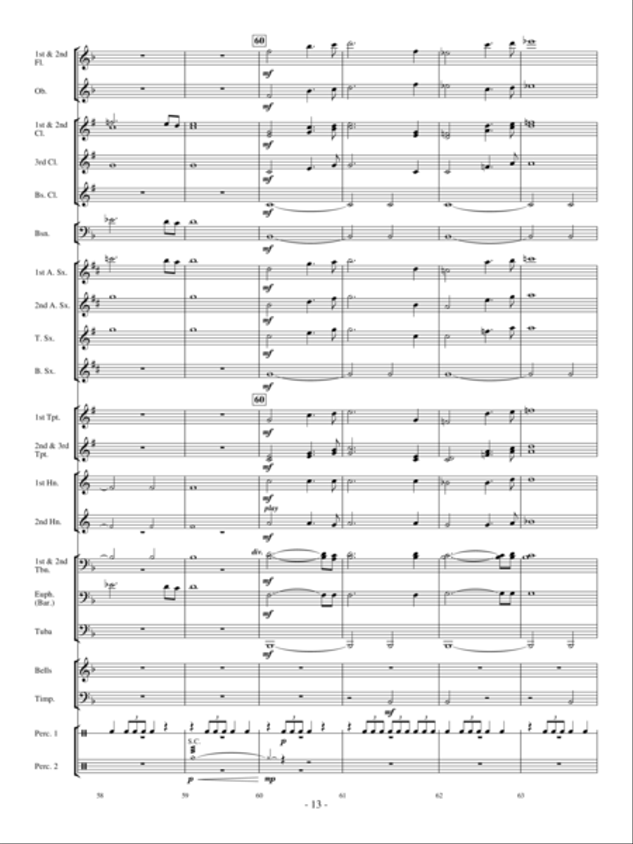 Northwind Concert Band scores gallery preview page 12