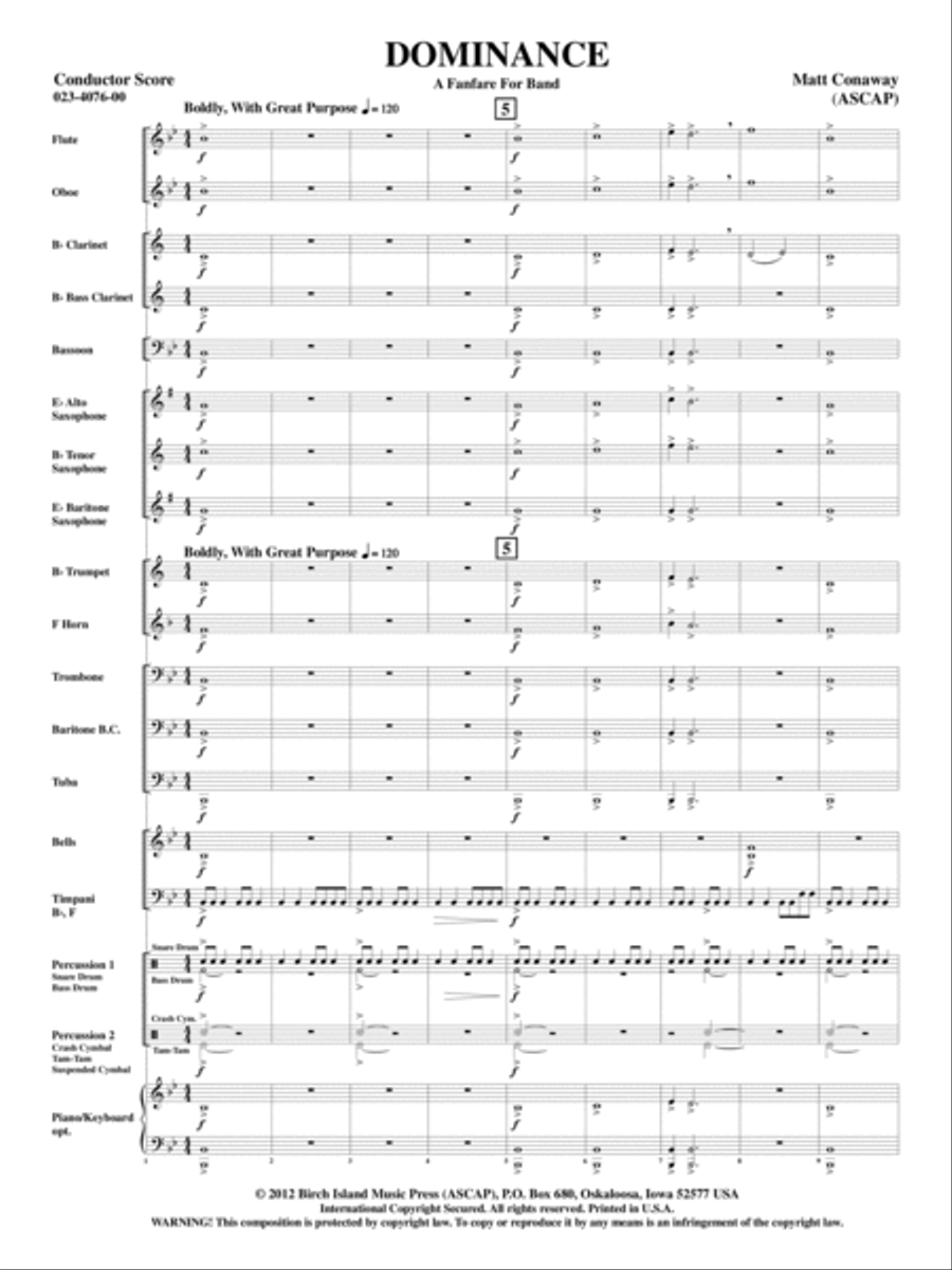 Dominance Concert Band scores gallery preview page 2