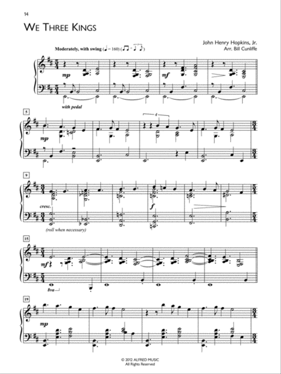Jazz Performer -- Uniquely Christmas Piano Solo scores gallery preview page 4