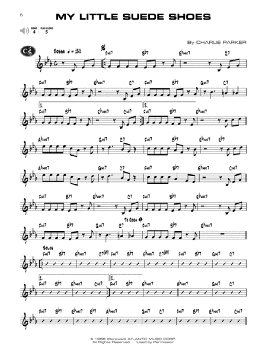 Alfred Jazz Easy Play-Along -- Easy Standards, Volume 1 Flexible/Adaptable scores gallery preview page 4
