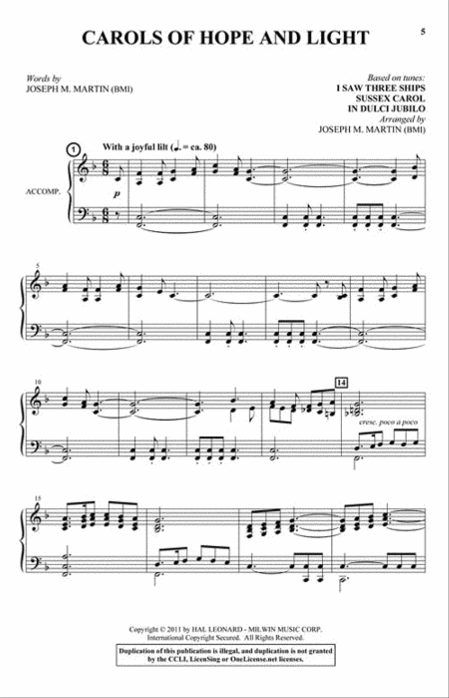 Tapestry of Light 3-Part scores gallery preview page 2
