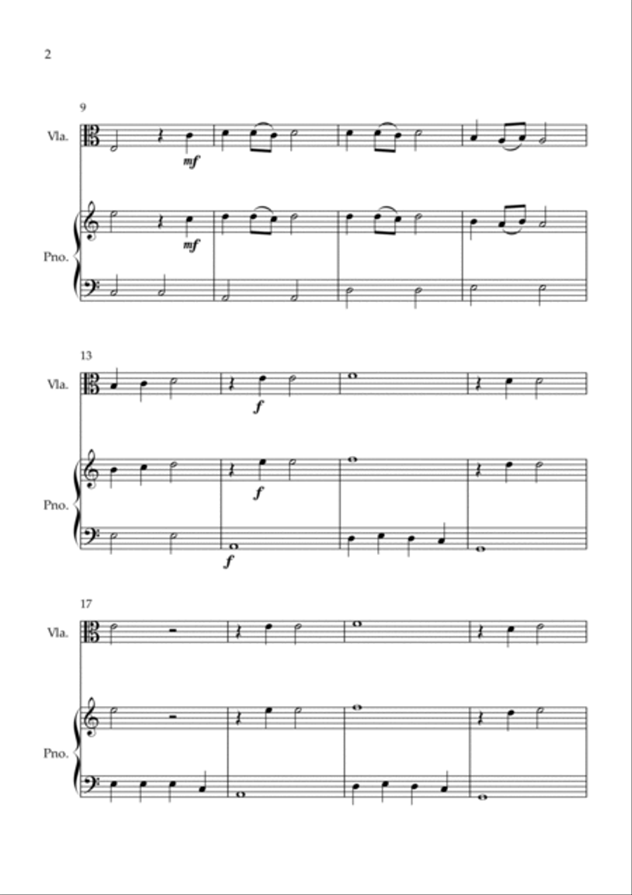 Flowers Viola scores gallery preview page 2