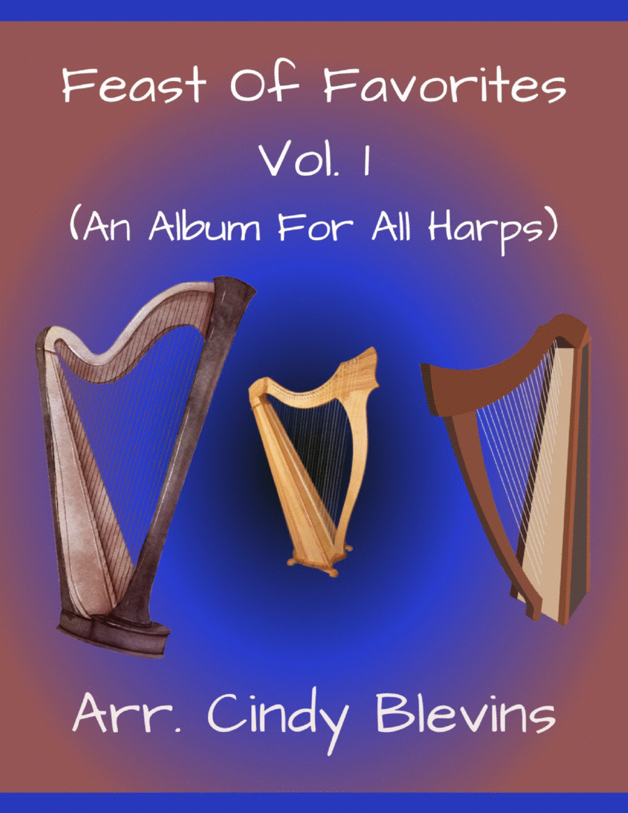 Feast of Favorites, Vol. 1, 21 Solos for all harps Lap Harp scores gallery preview page 1