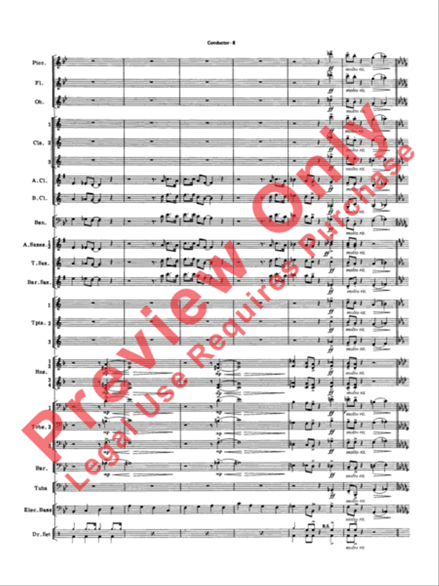Big Band Spectacular Big Band Spectacular Concert Band scores gallery preview page 11
