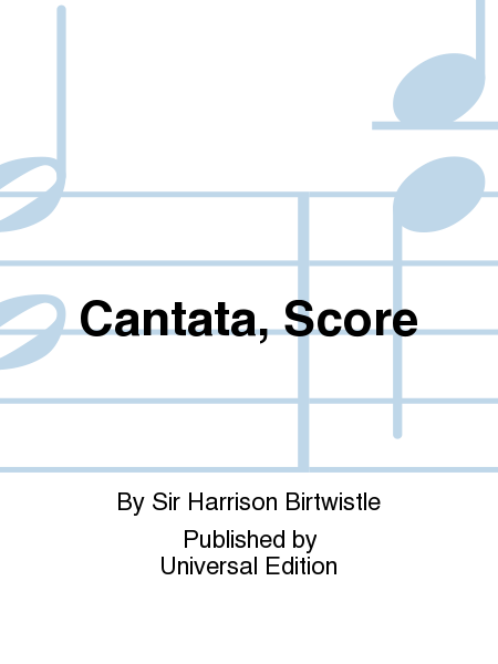 Cantata, Score