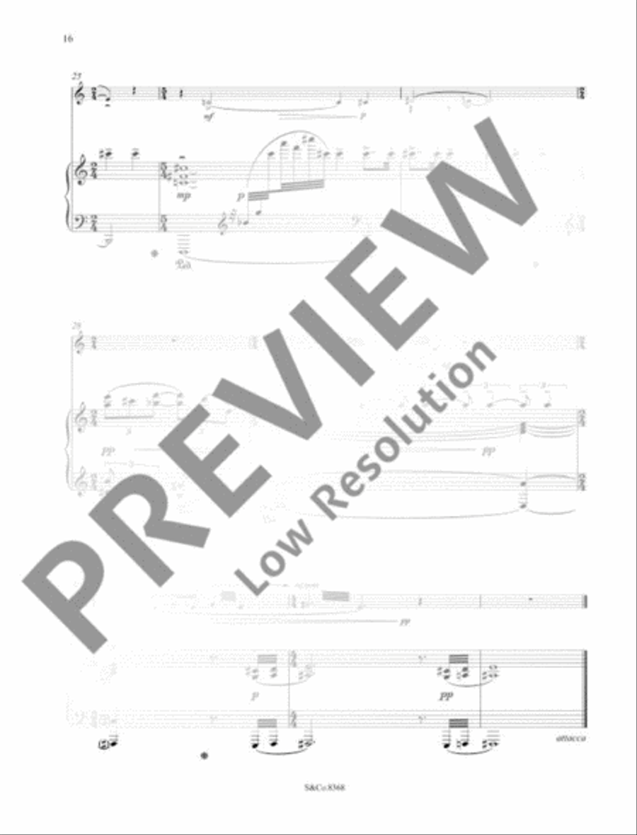 Shadowed Pieces Violin Solo scores gallery preview page 19