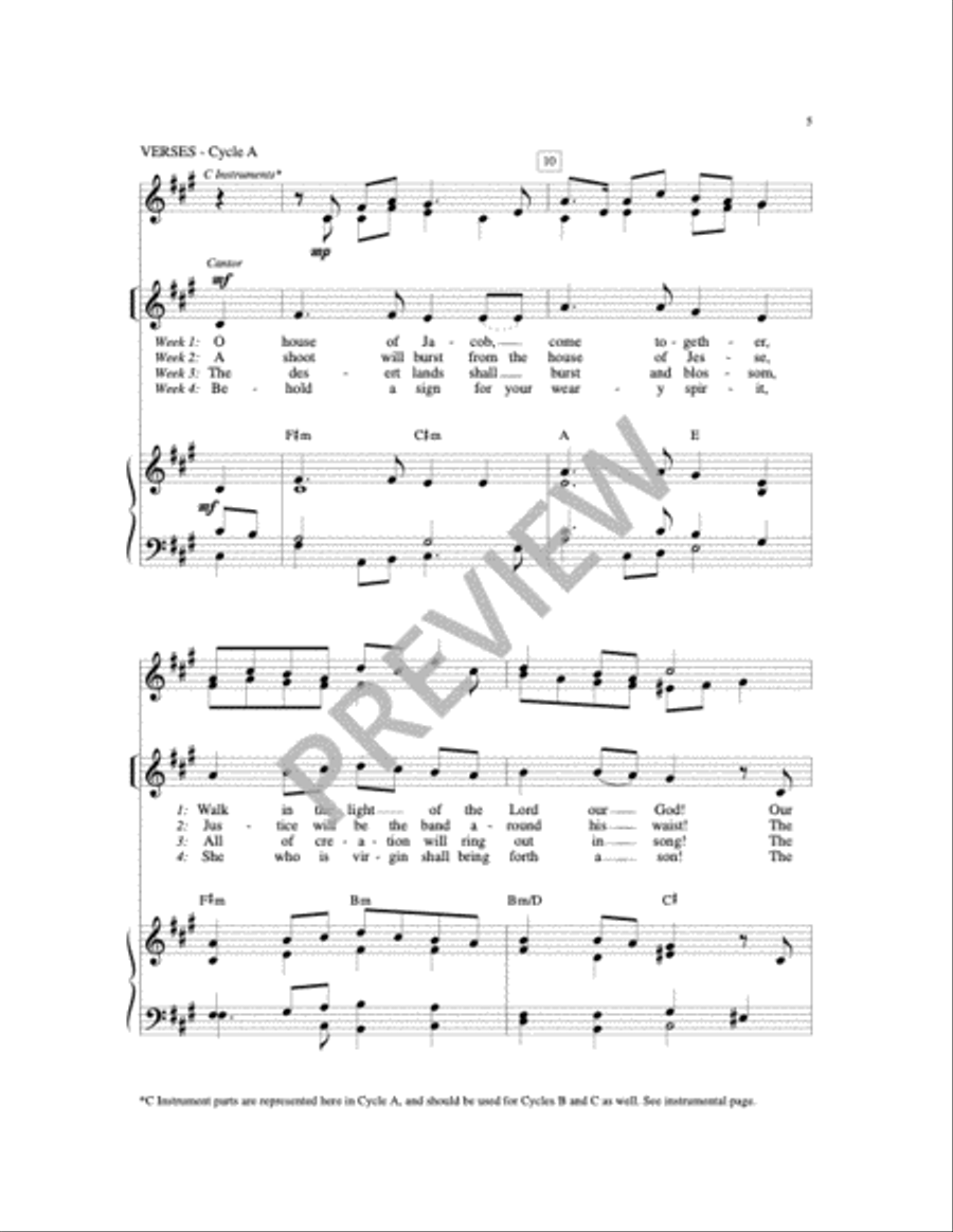 Maranatha Come Lord Jesus 4-Part scores gallery preview page 6