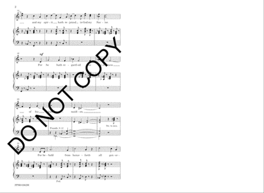Magnificat and Nunc Dimittis 2-Part scores gallery preview page 5