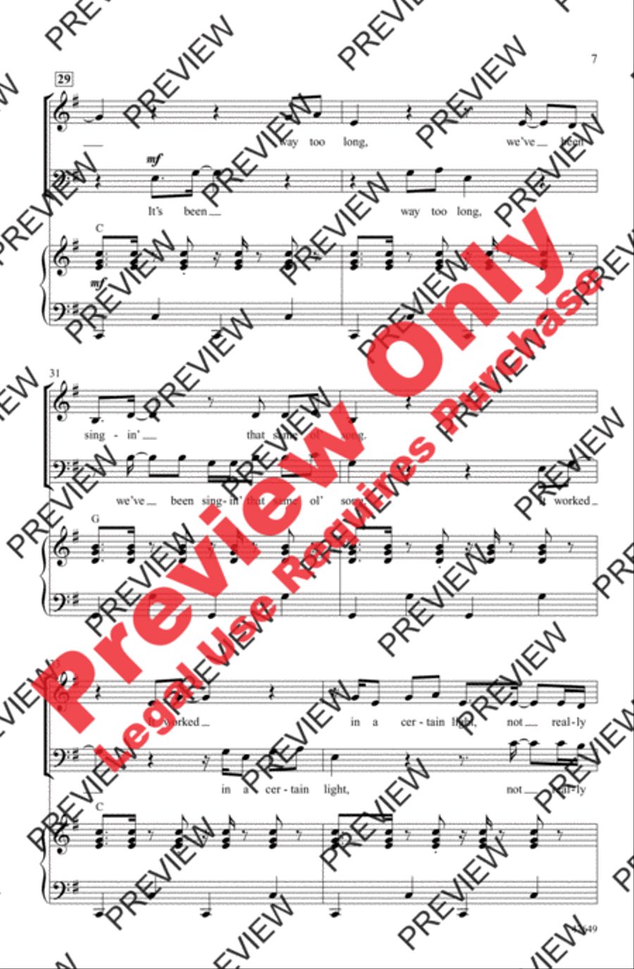 Moment of Truth 4-Part scores gallery preview page 7