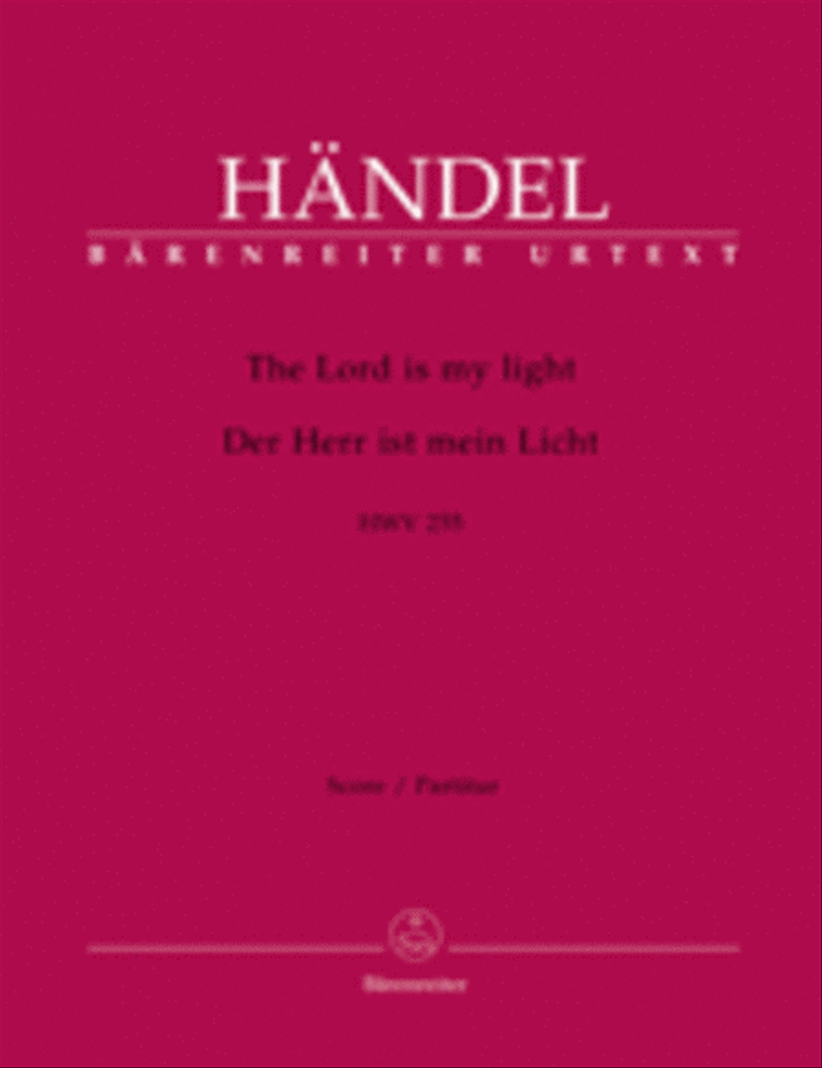 The Lord is my light HWV 255 Oboe scores gallery preview page 1