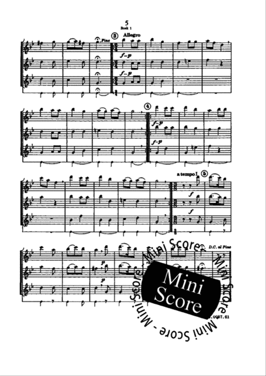 Jeunes Musiciens 1 (Flex 3) Flute Trio scores gallery preview page 9