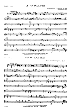 Book cover for Get On Your Feet: 2nd & 3rd Trumpet