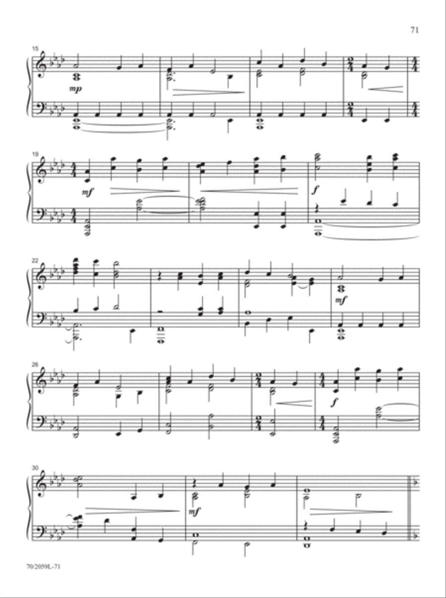 The Church Pianist's Library, Vol. 21 Piano Solo scores gallery preview page 41