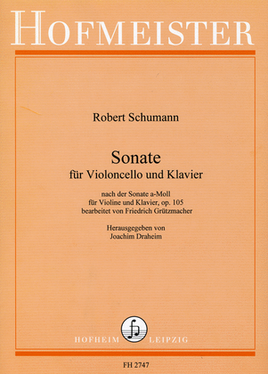 Book cover for Sonate fur Violoncello und Klavier.