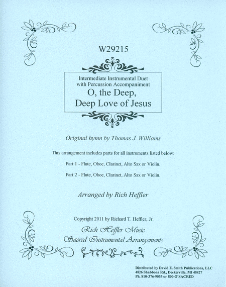 O, The Deep, Deep love of Jesus