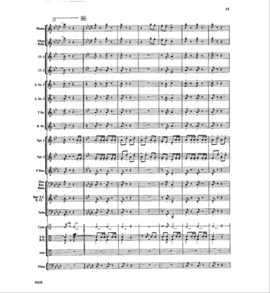 Can-Can You Name These Tunes? Concert Band scores gallery preview page 10