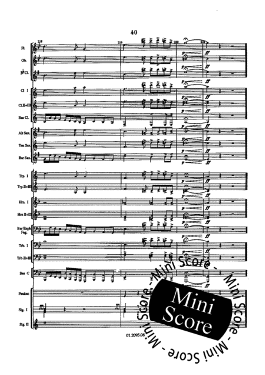 Paganini Variations Paganini Variations Fanfare Band scores gallery preview page 46