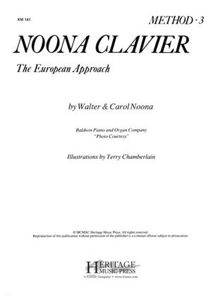 Book cover for Noona Clavier Method Book 3