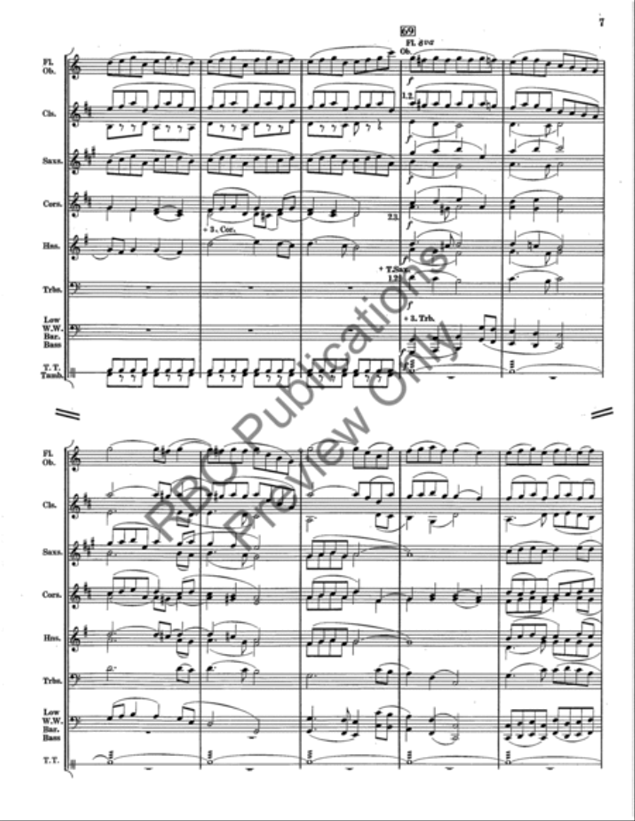Mighty King Of Miracles (Score) Concert Band scores gallery preview page 10