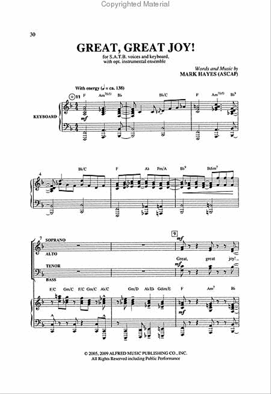Mark Hayes' Sing Praise Project 4-Part scores gallery preview page 4