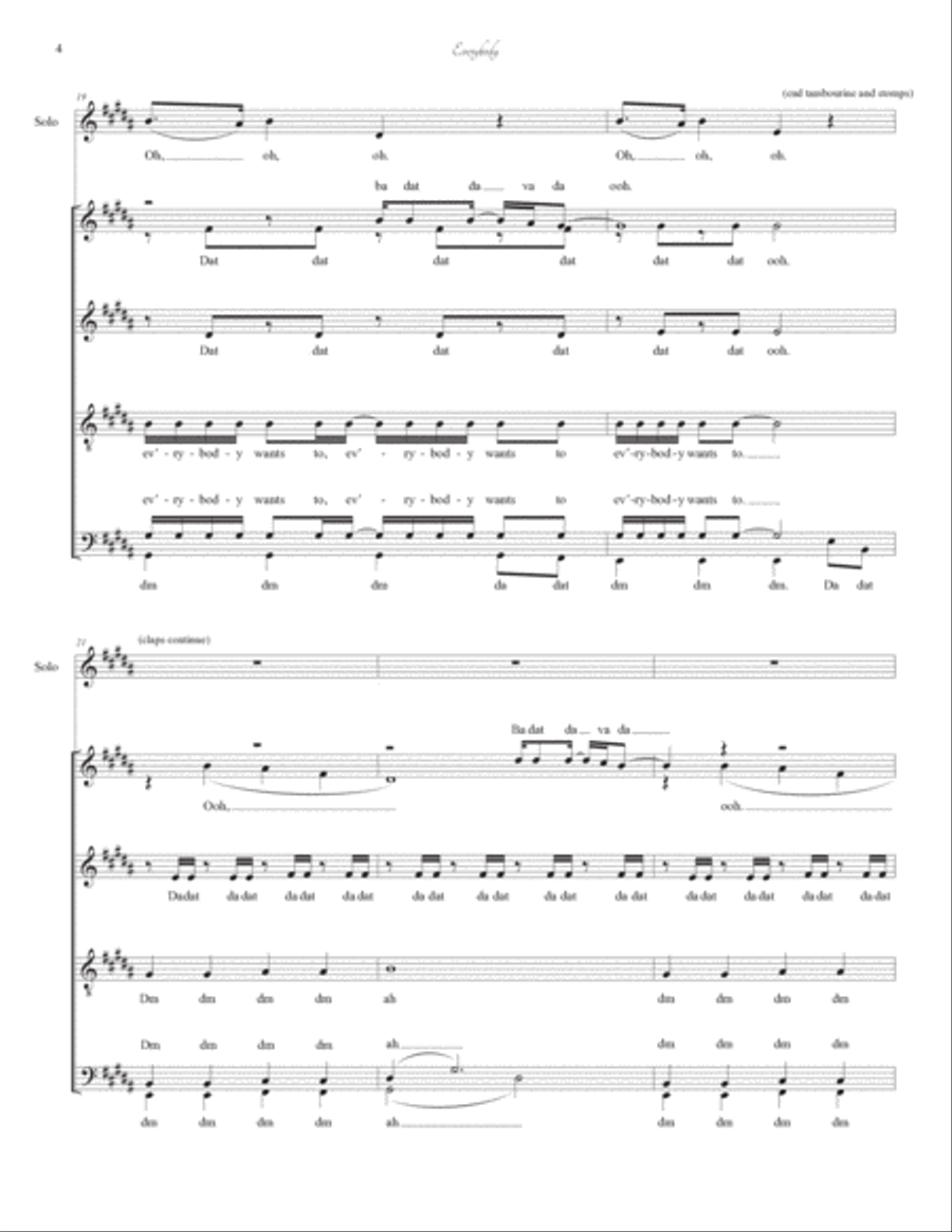 Everybody Divisi scores gallery preview page 4