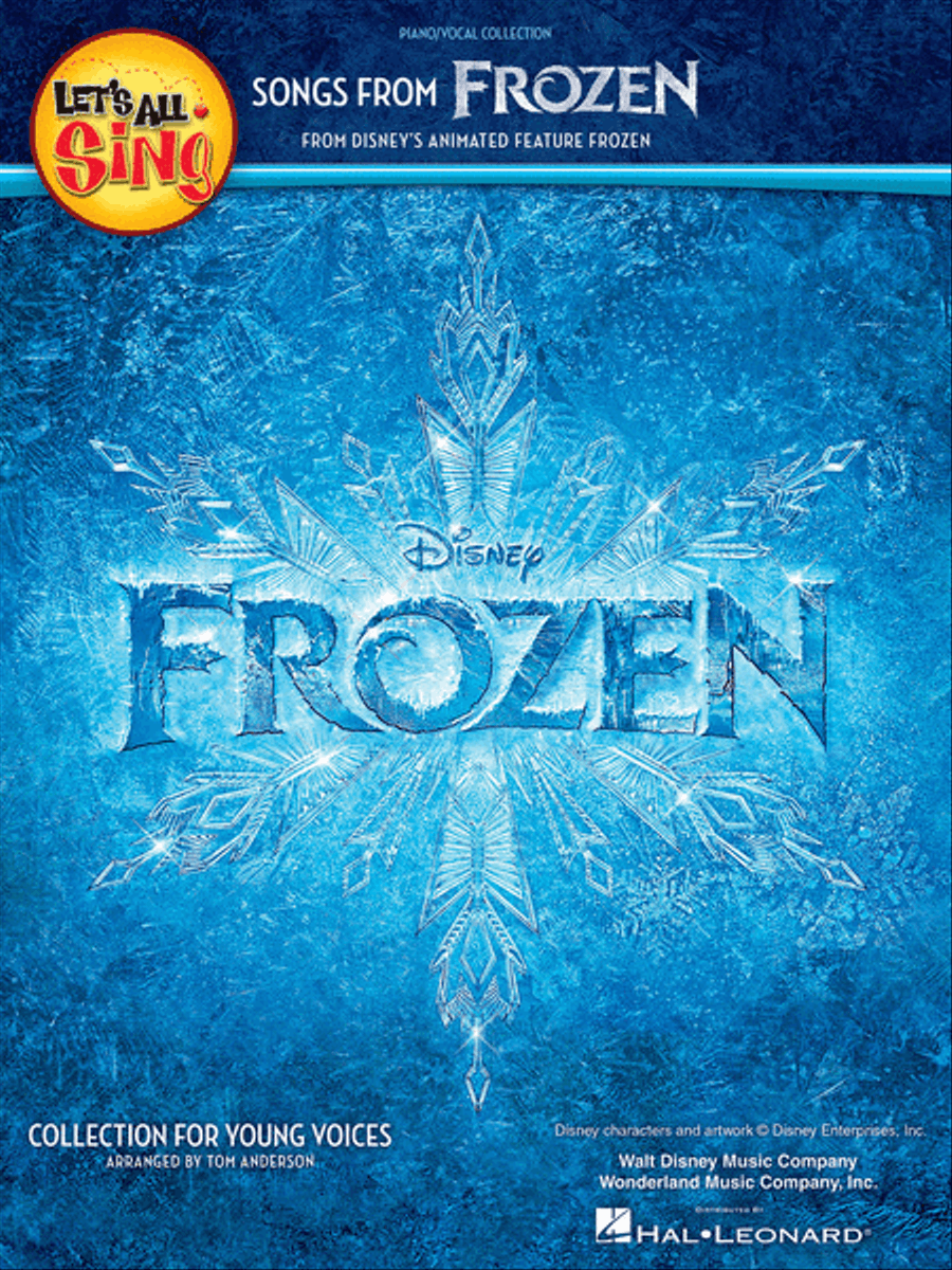 Let's All Sing Songs from Frozen Choir scores gallery preview page 1