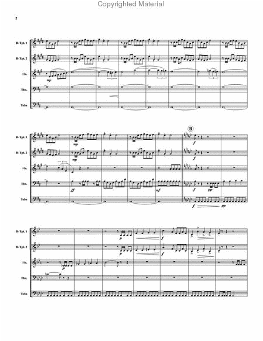 1812' OverDone Brass Quintet scores gallery preview page 3