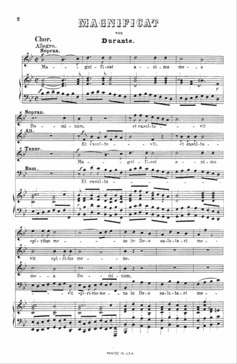 Magnificat Magnificat 4-Part scores gallery preview page 6