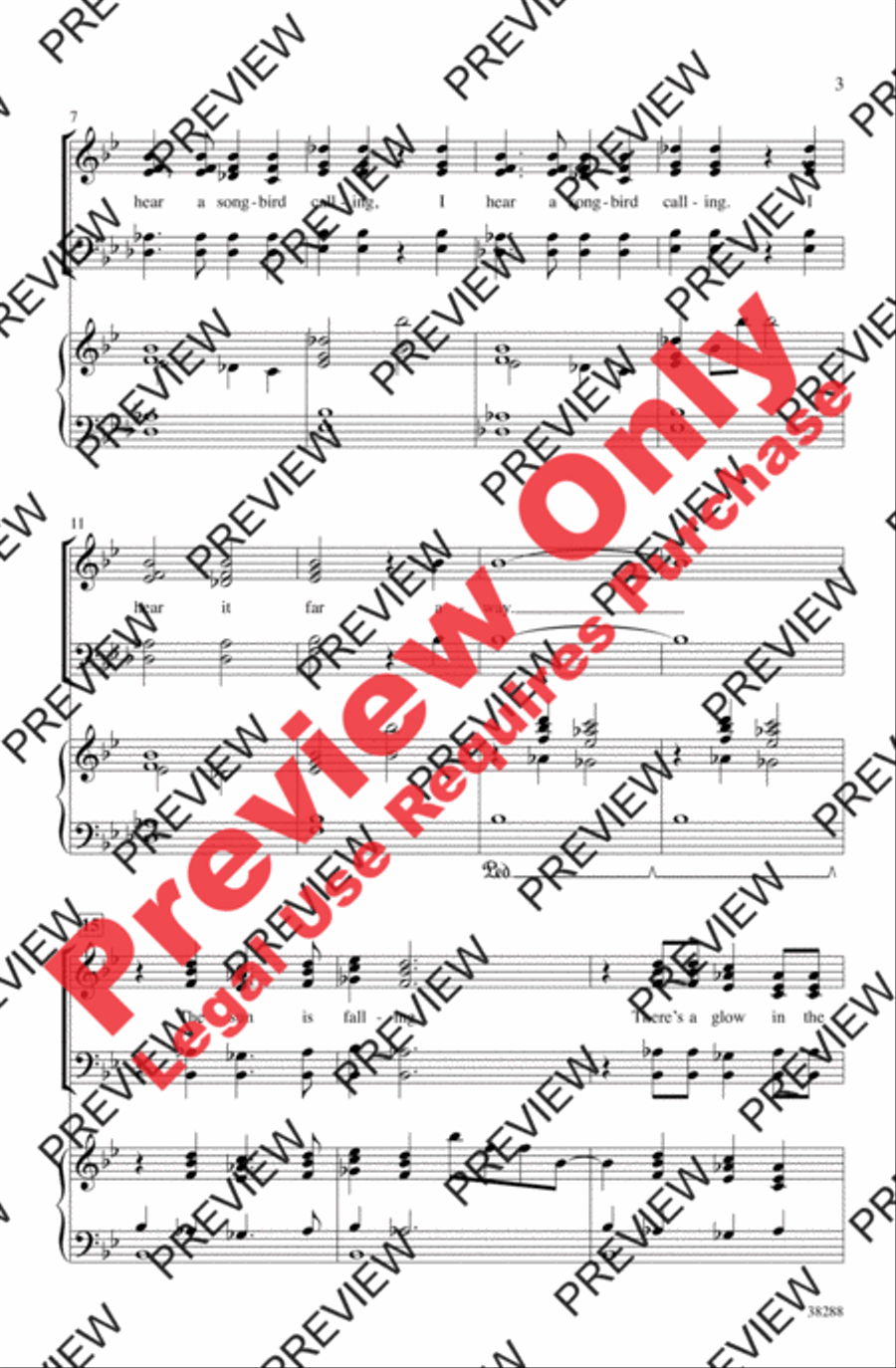 Nightfall Nightfall 4-Part scores gallery preview page 3