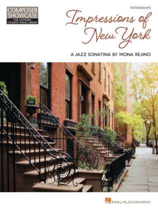 Book cover for Impressions of New York – A Jazz Sonatina