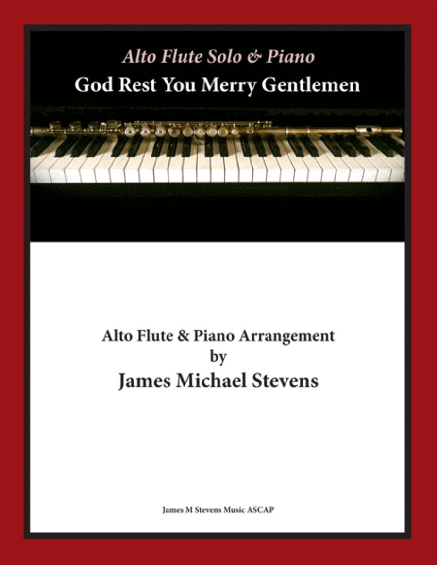 God Rest You Merry Gentlemen - Christmas Alto Flute Flute Solo scores gallery preview page 1