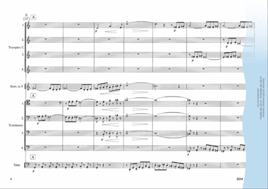Brass Symphony Horn scores gallery preview page 3